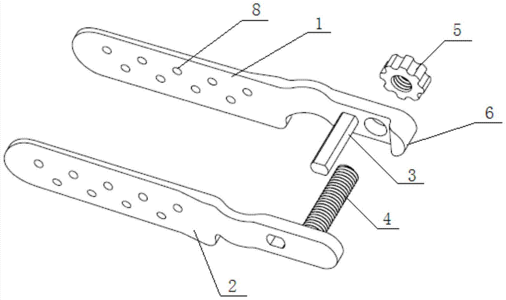 a nasal septum retainer