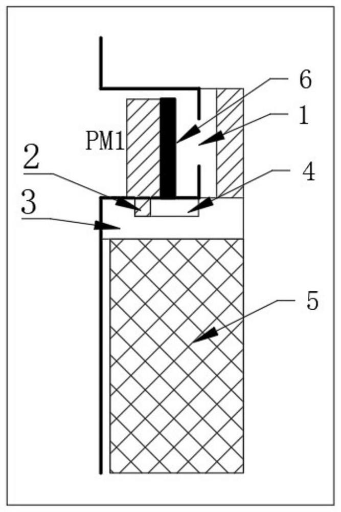 An integrated control switch for controlling a solenoid valve linked with a gas detector