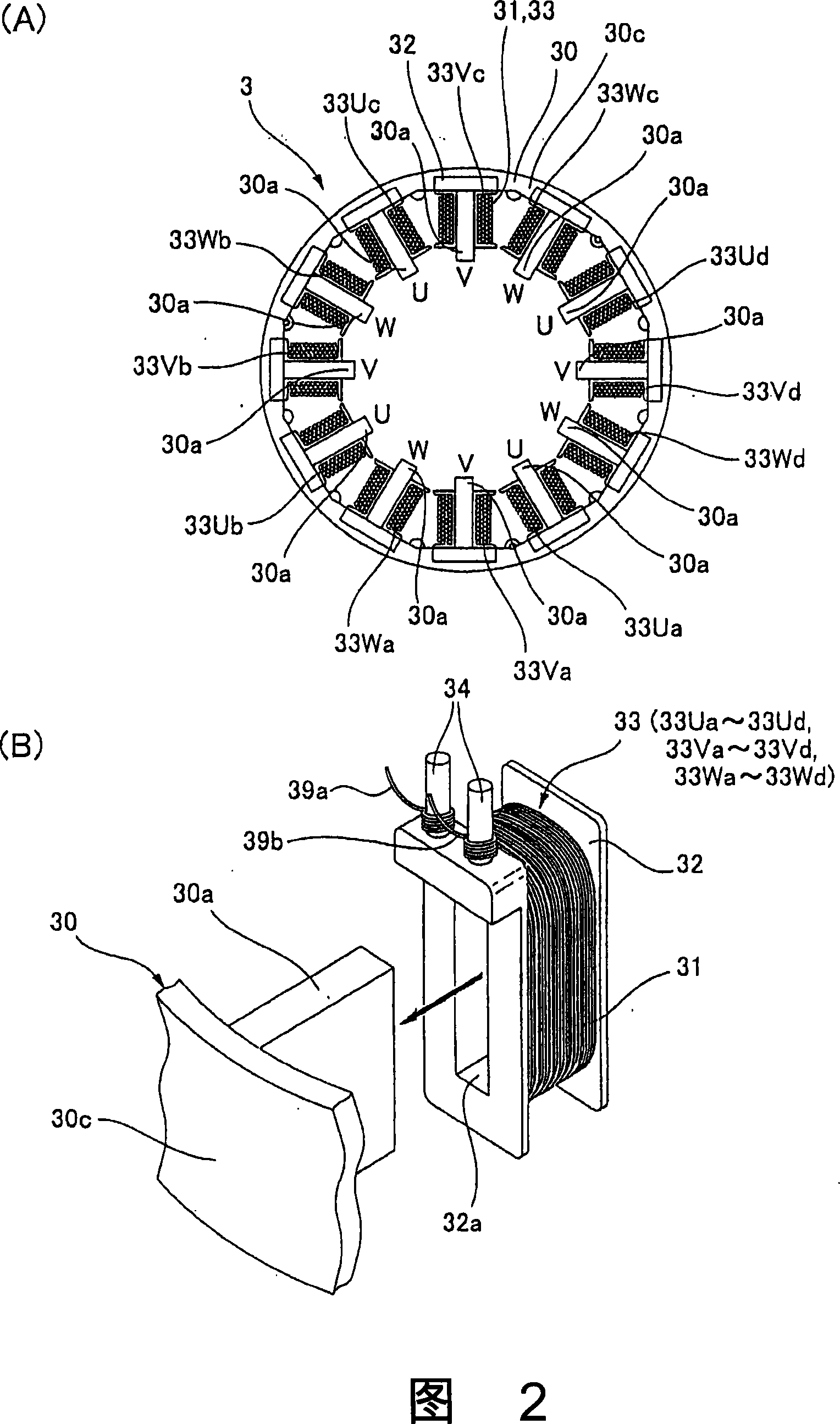 Motor and method for manufacturing the same