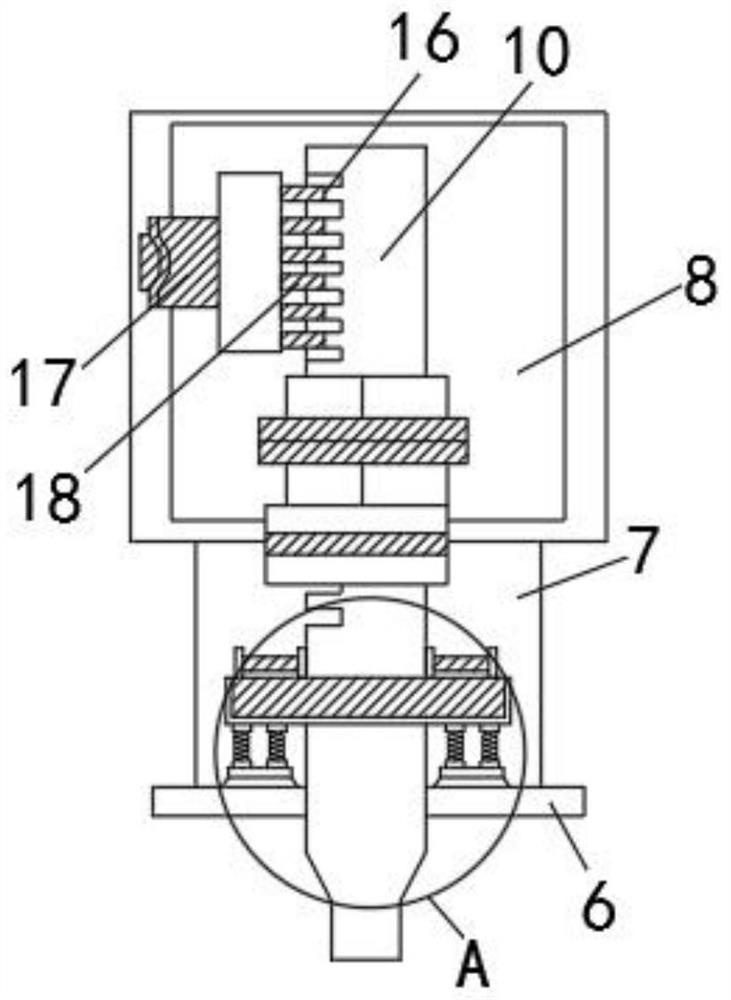 Fluorine-lined regulating valve with buffer structure and usage method