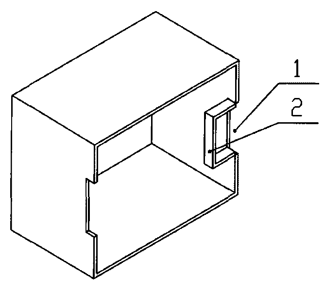 Internally concave double-edge open type pot mouth with tin retaining plates