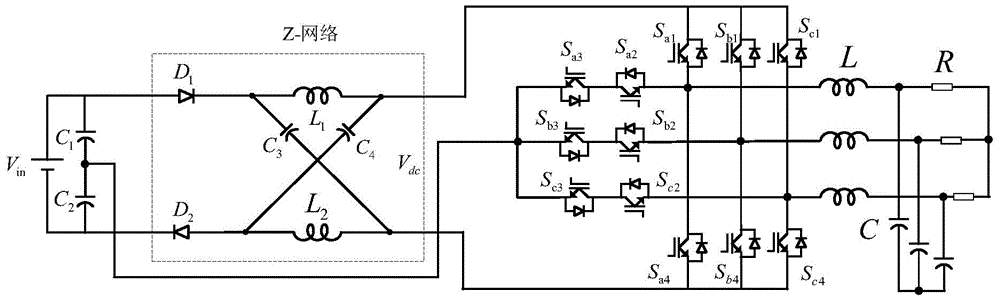 A Z-source three-level T-type inverter and its mid-point balance control method