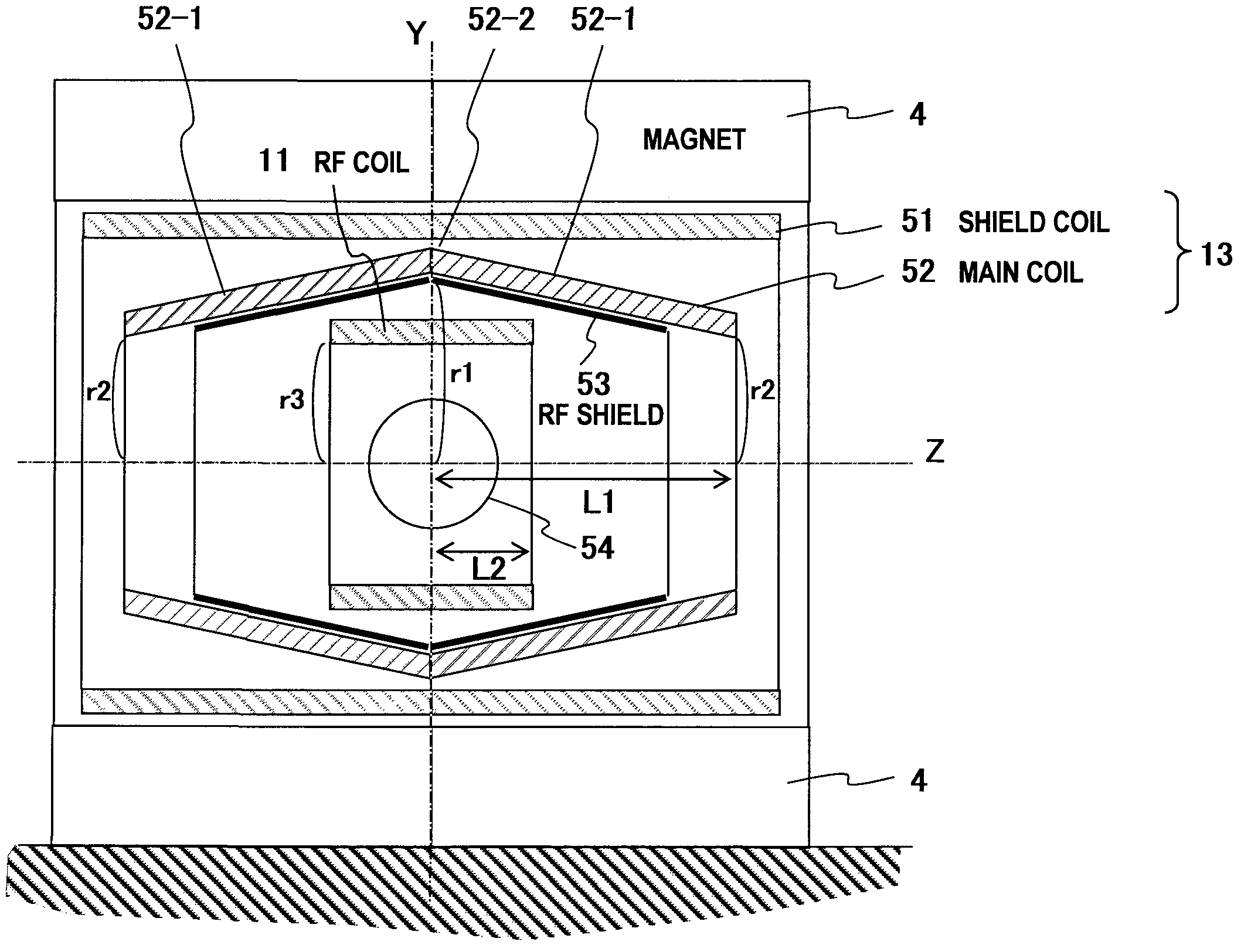 Magnetic resonance imaging apparatus and gradient magnetic field coil