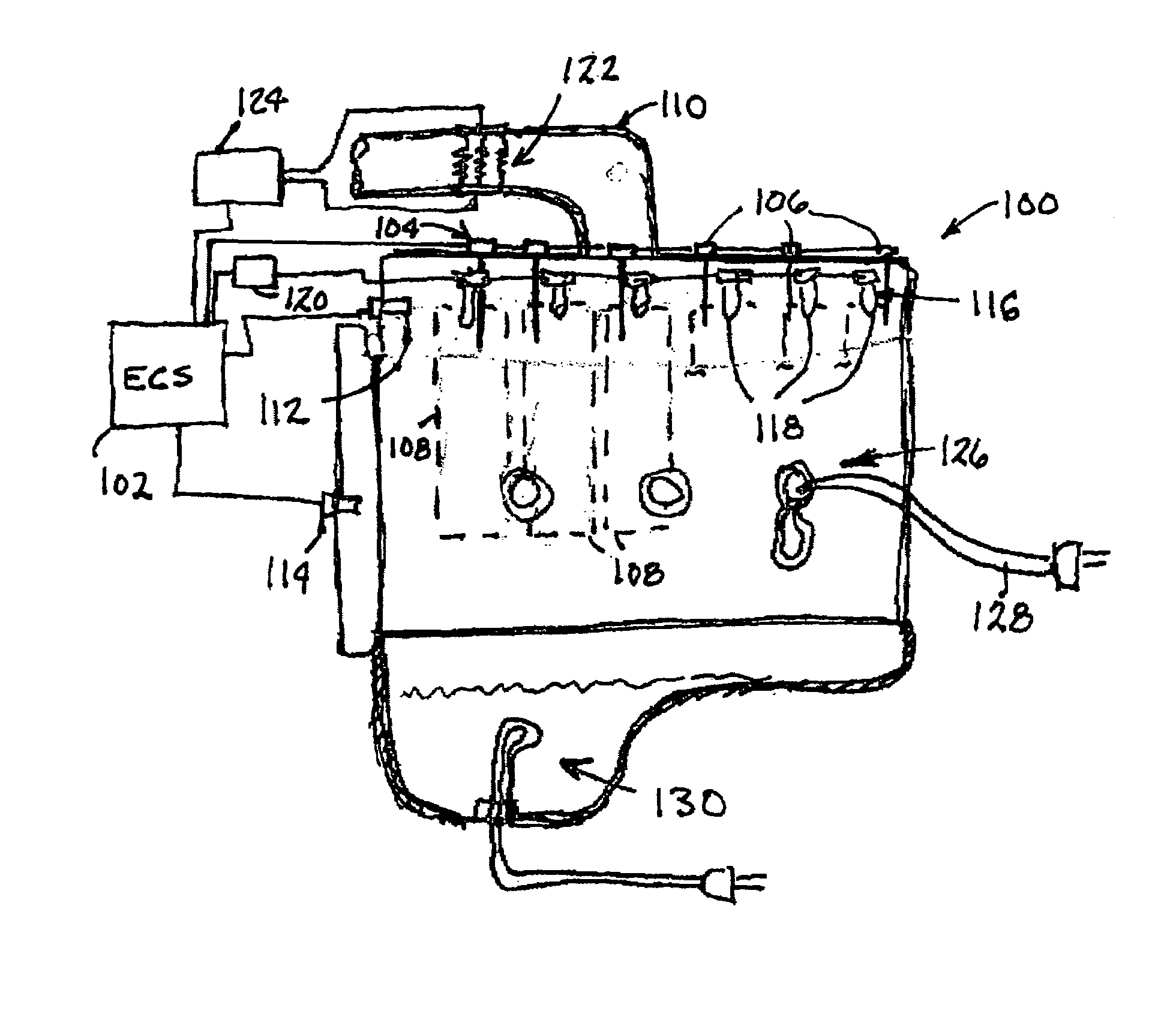 Strategy for detecting use of a block heater and for modifying temperature-dependent variables to account for its use