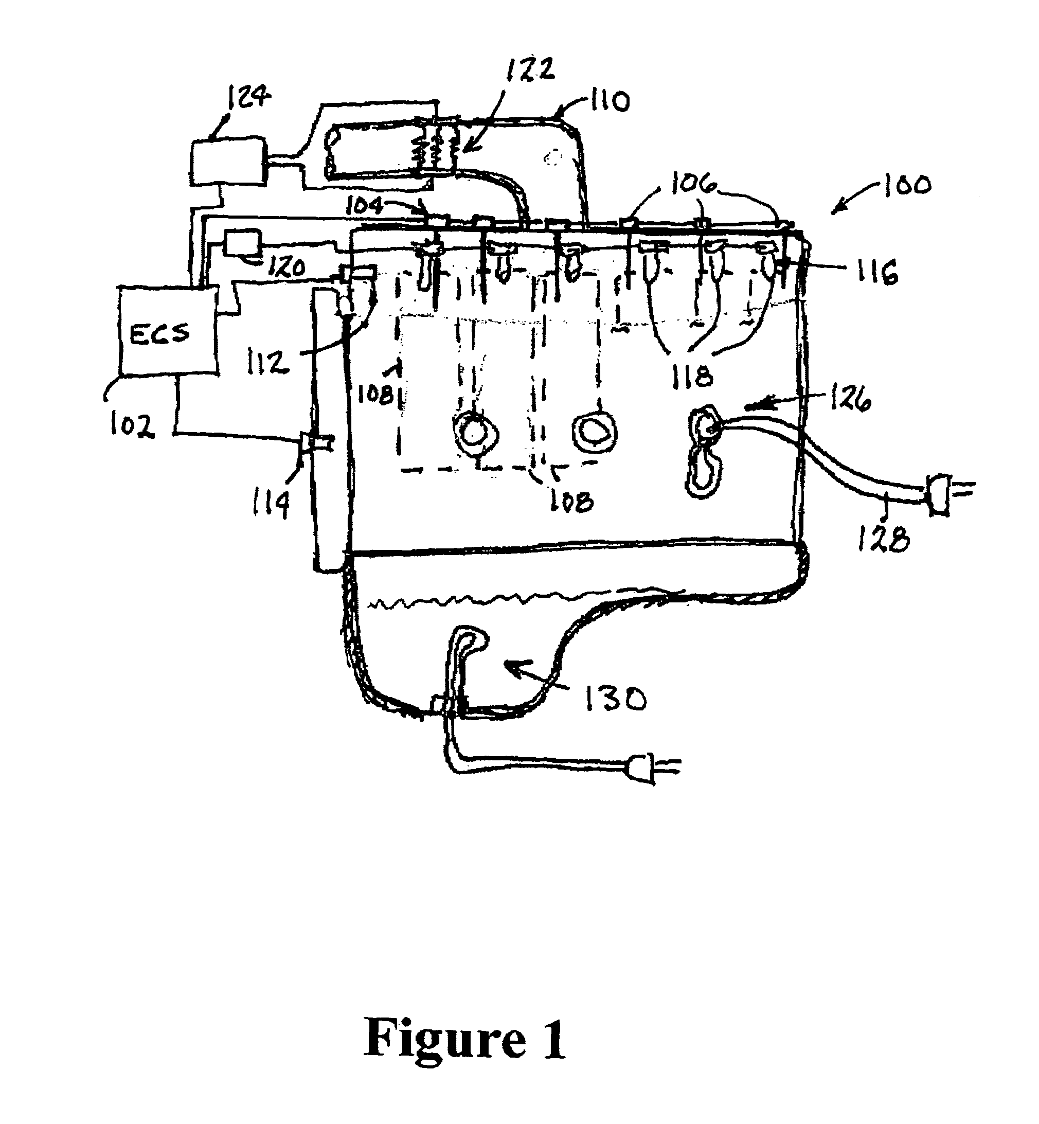 Strategy for detecting use of a block heater and for modifying temperature-dependent variables to account for its use