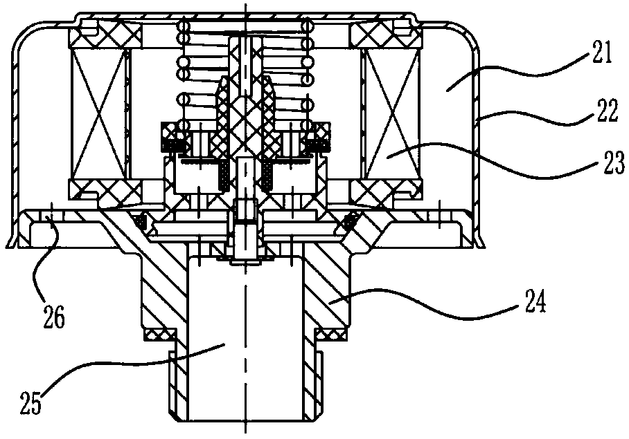 Spiral separation device for hydraulic oil tank breather