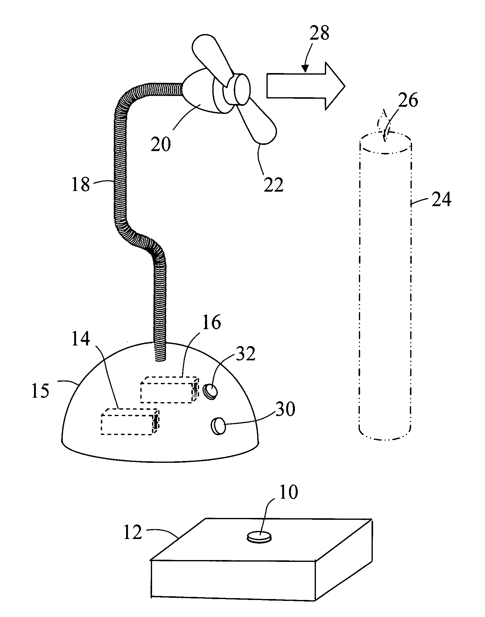 Automatic remote-control candle snuffer