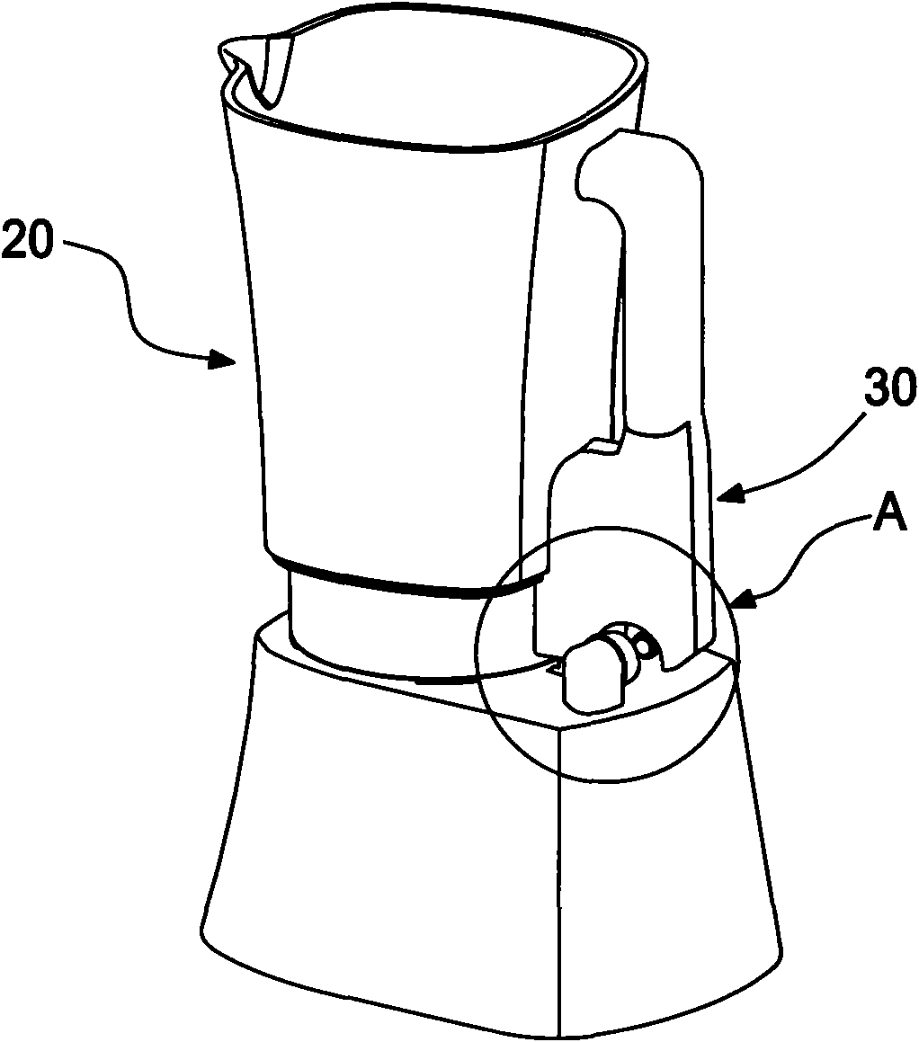 Steam heating type soybean milk grinder