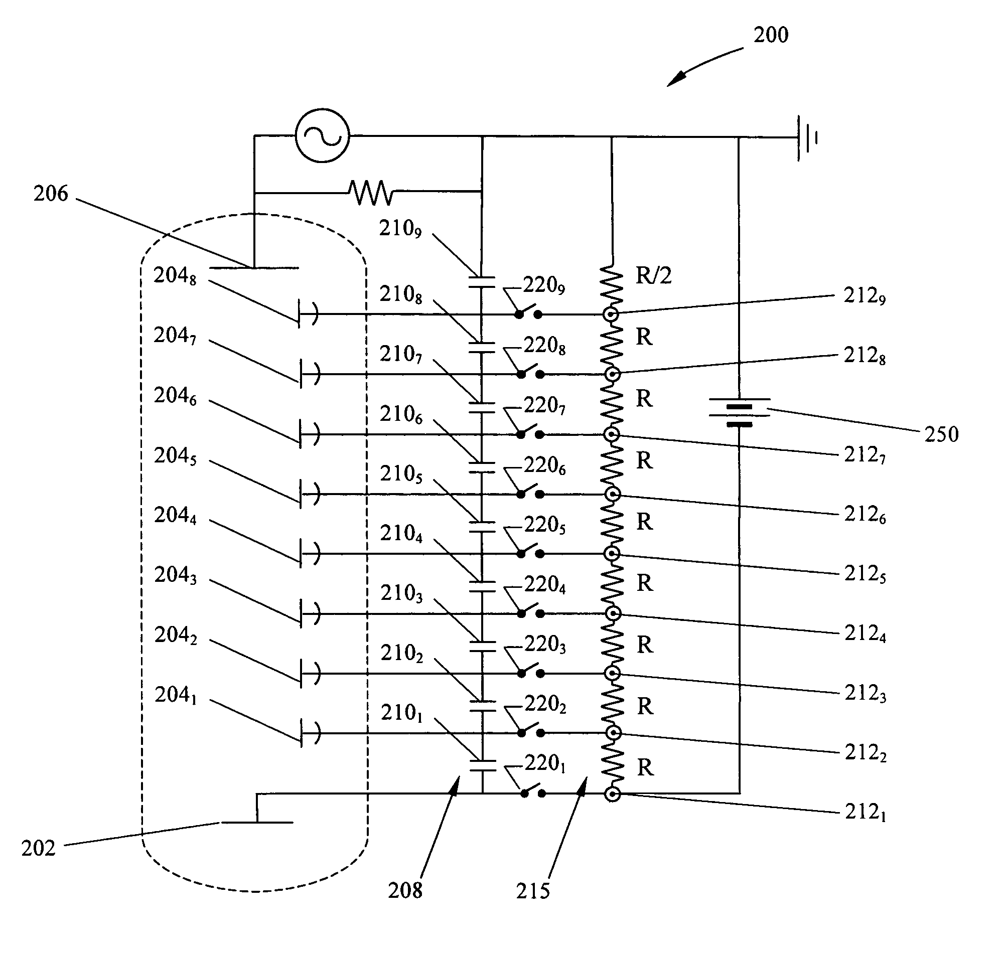 Low power photomultiplier tube circuit and method therefor