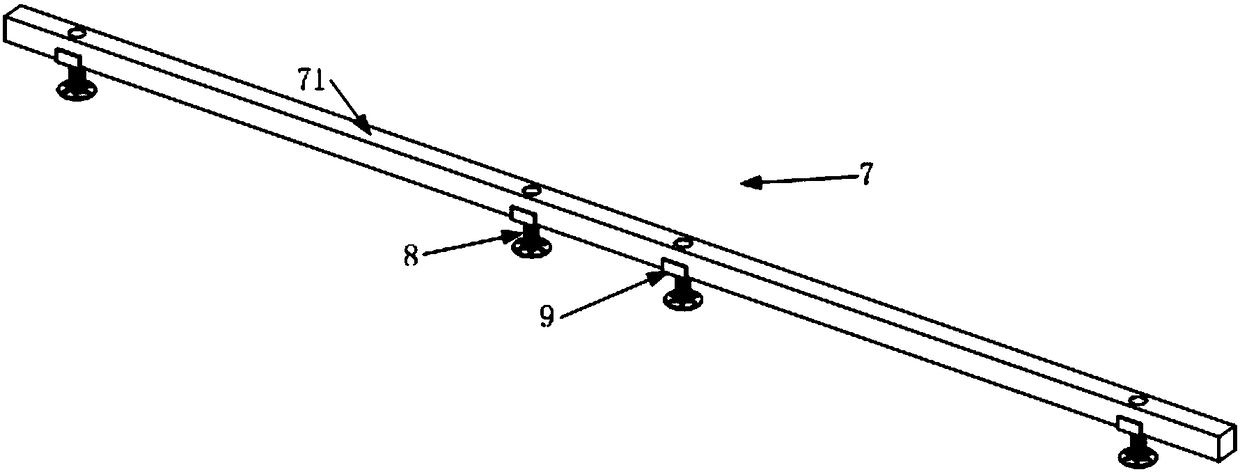 Overhead-type floor heating assembly and laying method