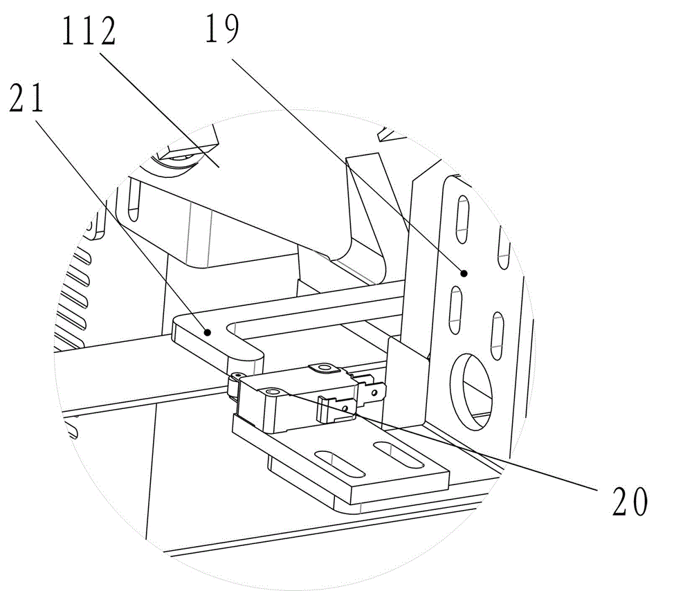 Control device for split nose main drive and impact protection of flat knitting machine