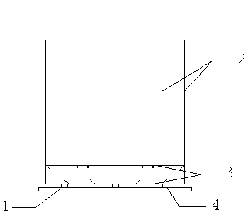Construction method for eliminating construction joints between basement floor and wallboard