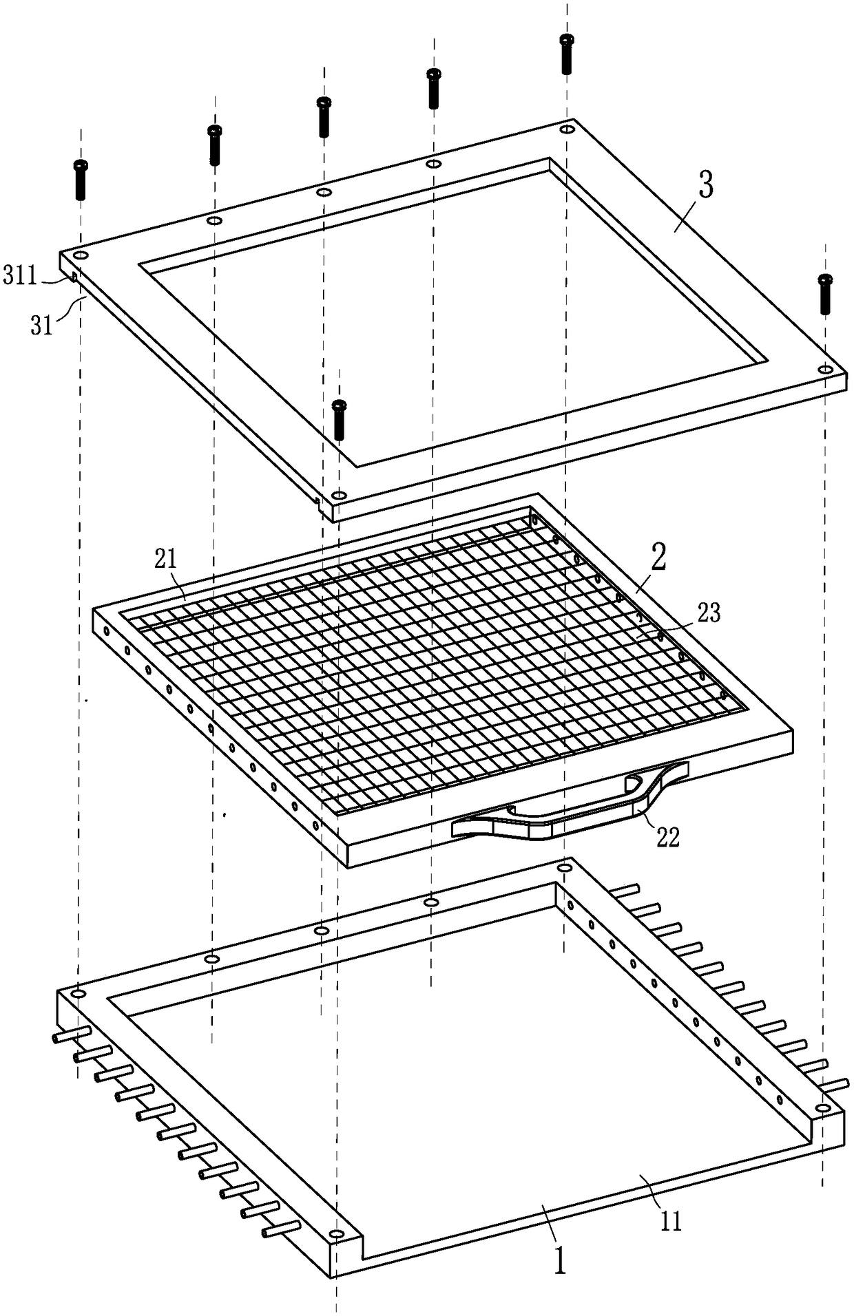 A fixture for circuit board gong board machine