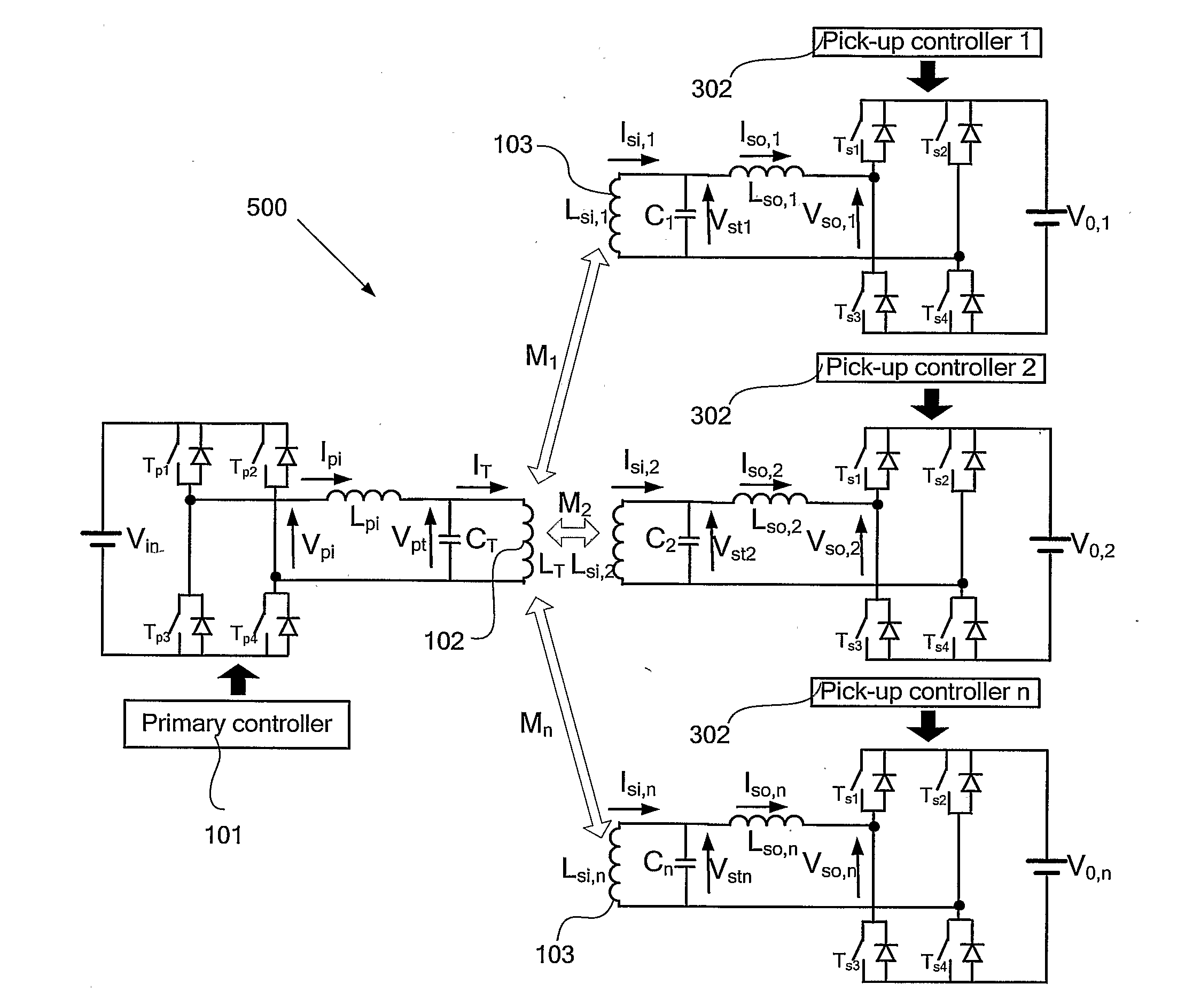 Bi-directional inductive power transfer