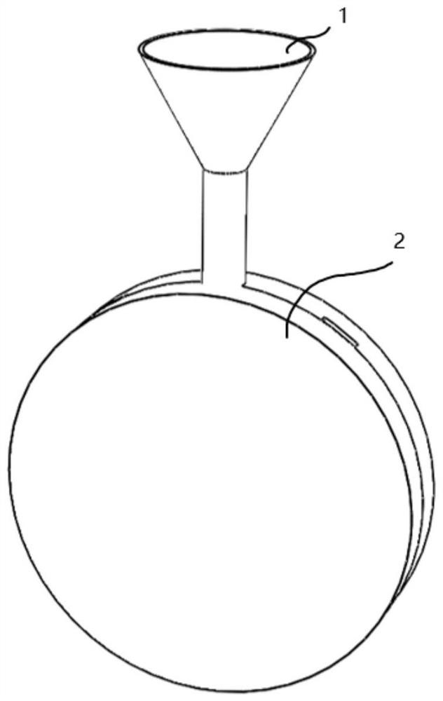 Saliva collecting and imaging device