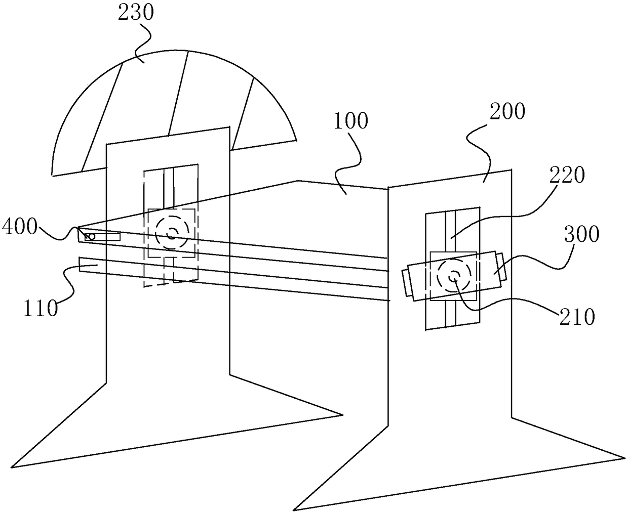 Ceramic tile overturning equipment