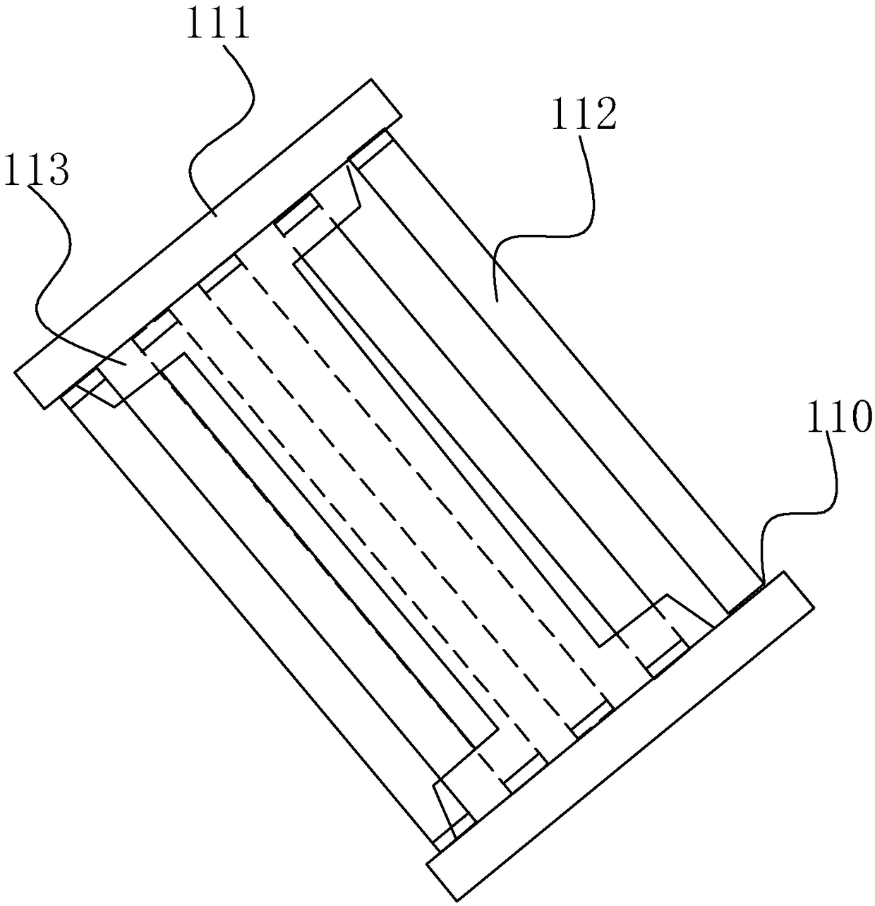 Ceramic tile overturning equipment