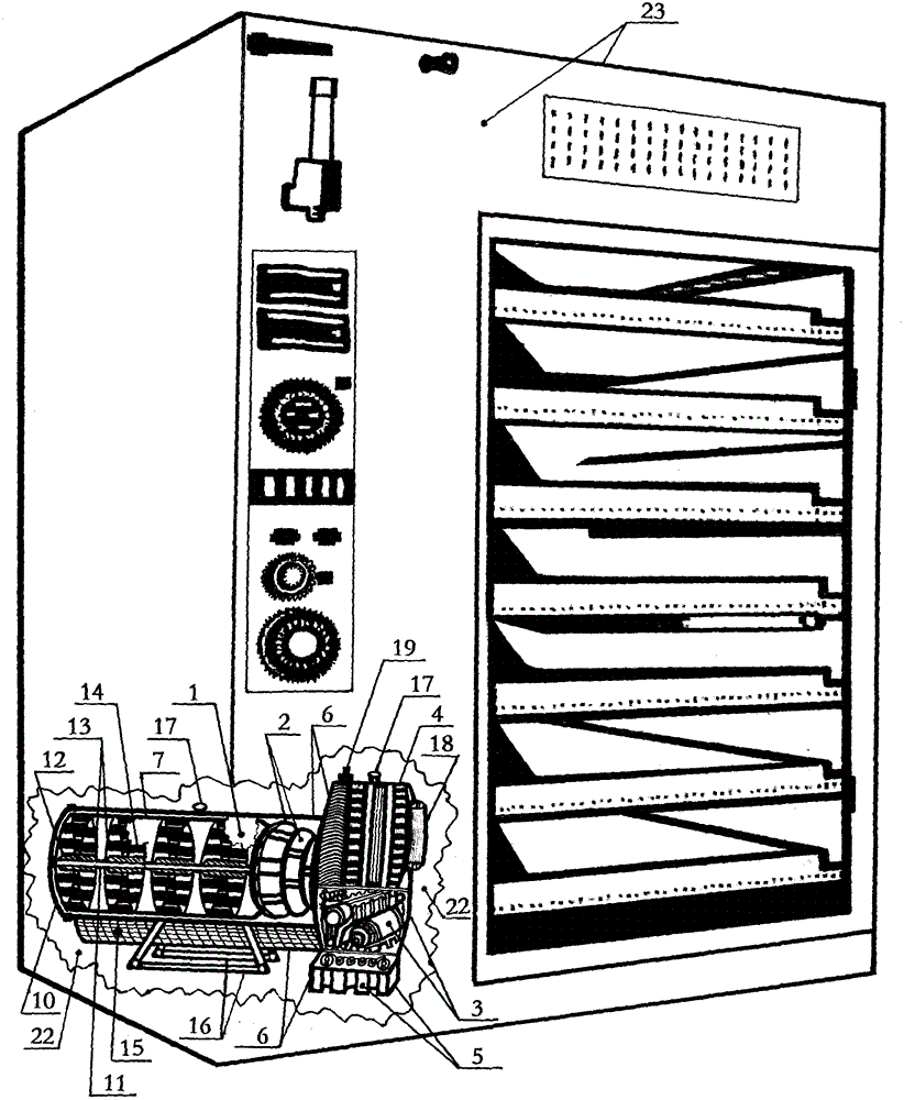 Independent power full-automatic incubator capable of generating power by self