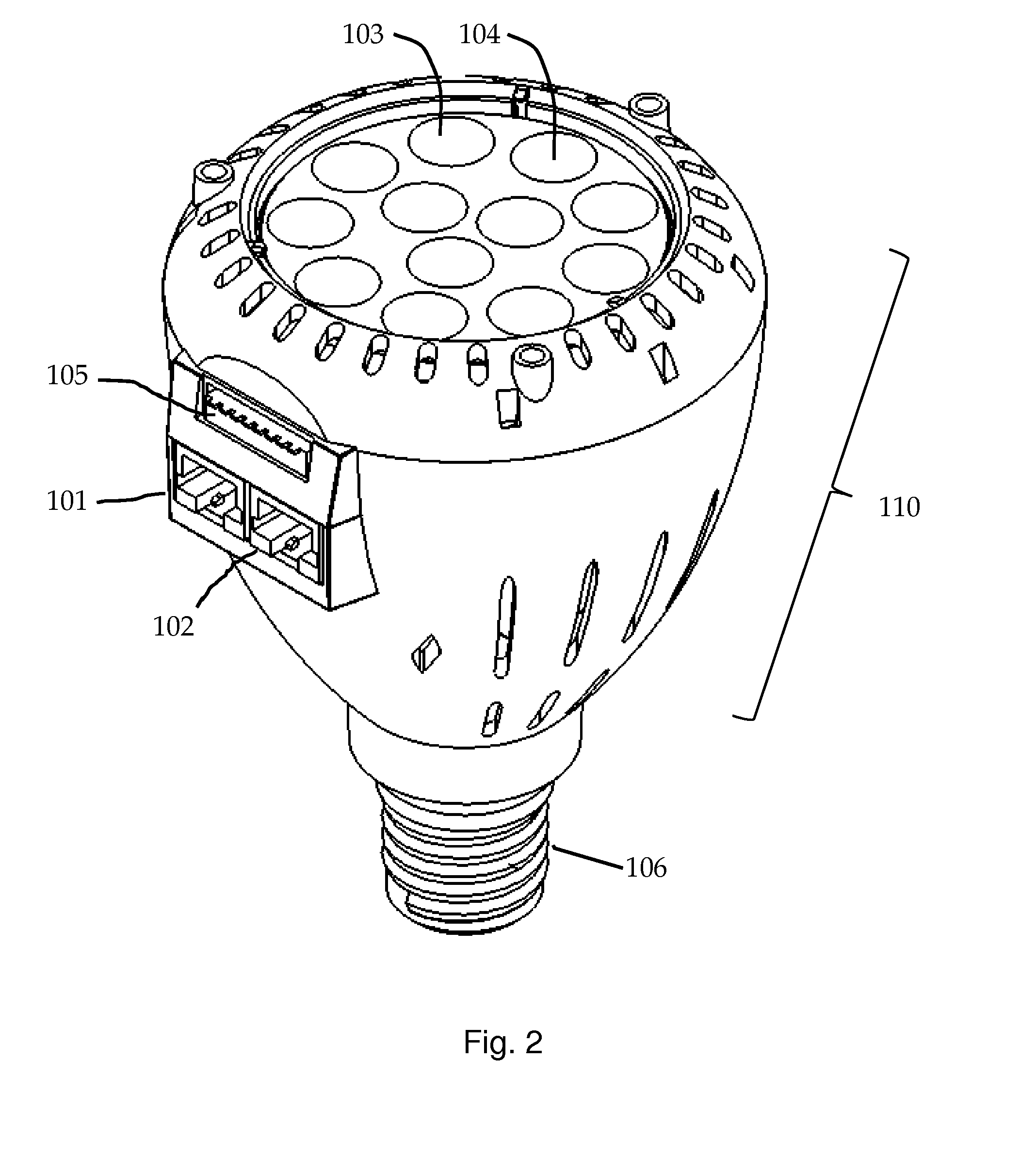 Retrofit lamp with direct digital connection