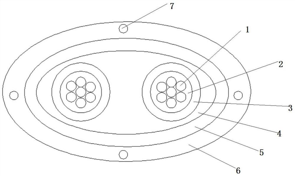 Tear-resistant series constant power electric heating cable