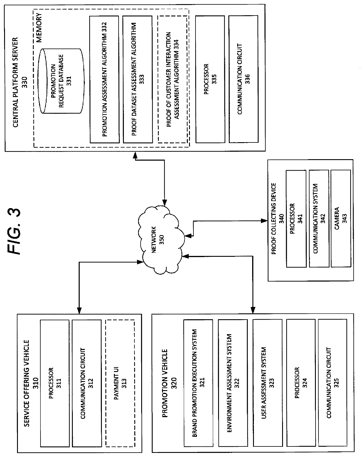 System and method for providing a mobile real-world hyperlink using a vehicle