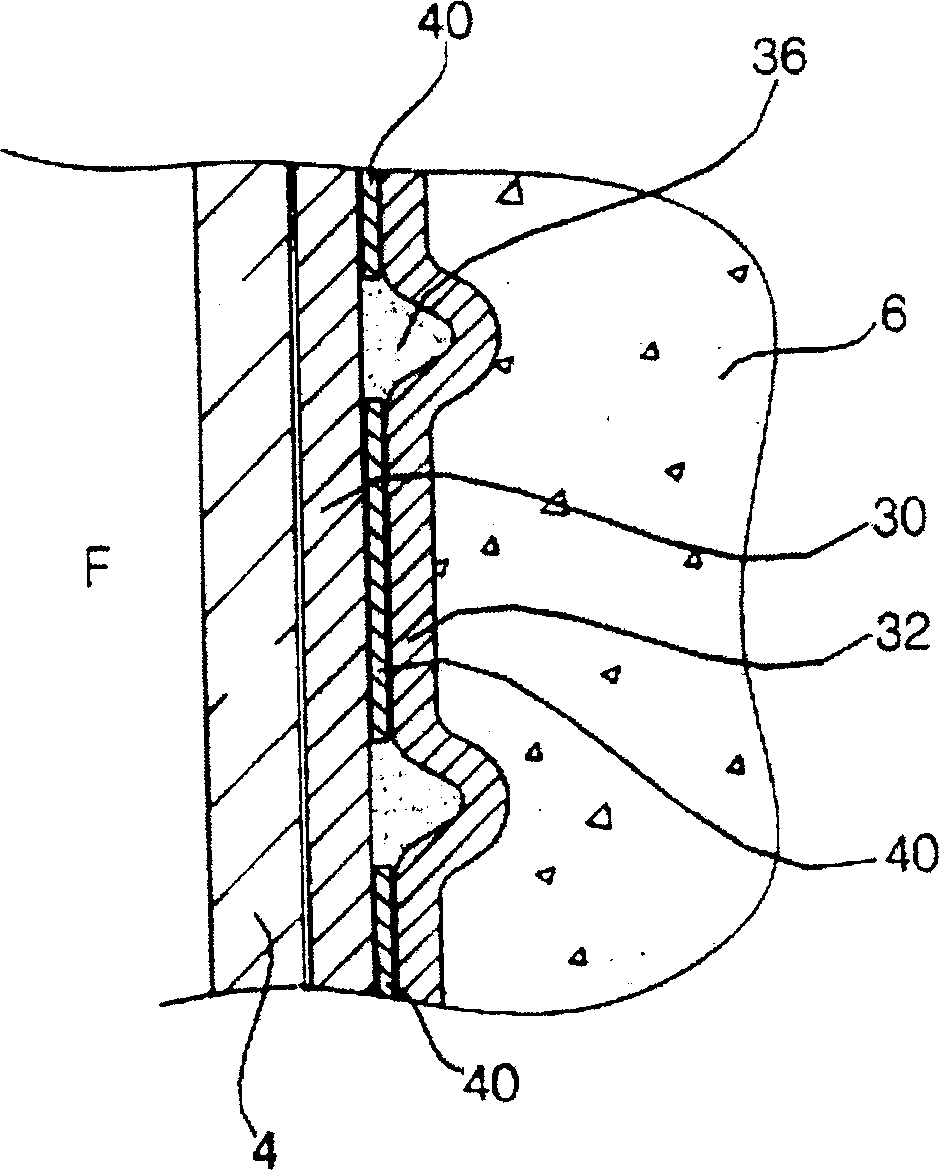 Directly cooling refrigerator and its mounting method
