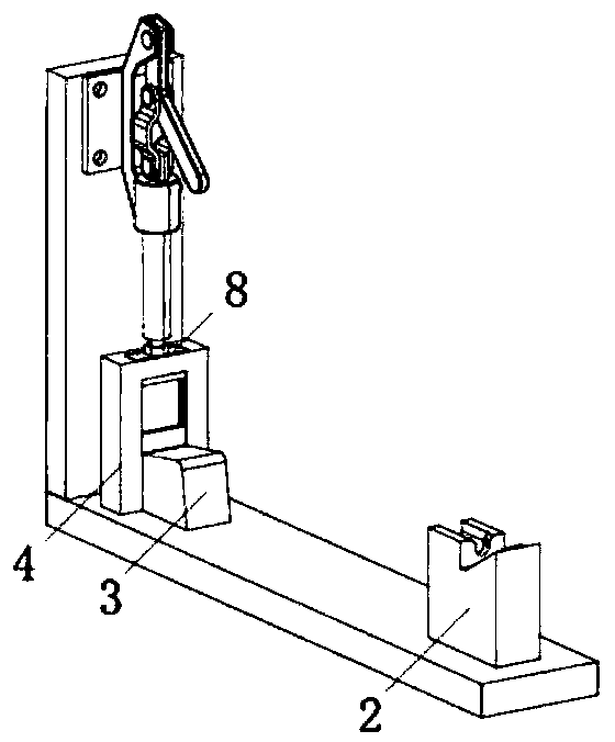 Assembly tool for automobile brake hose bracket and assembly method of assembly tool