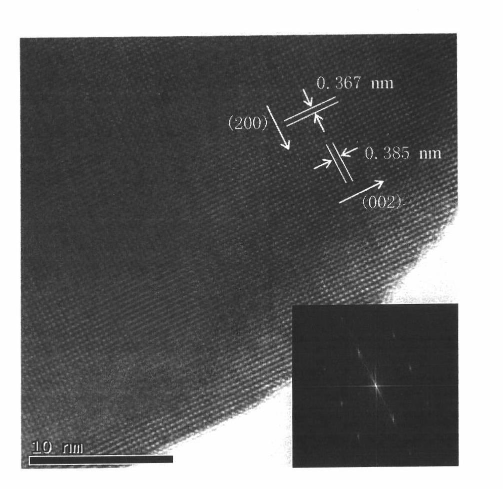 Preparation method of nitrogen oxide sensor component based on WO3 single-crystal particle