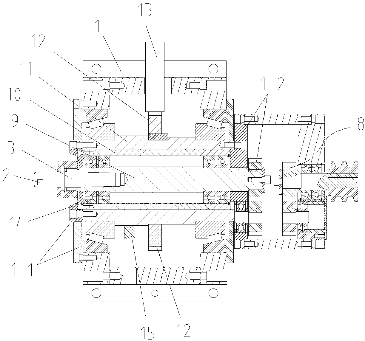 Whirlwind thread tapping machine