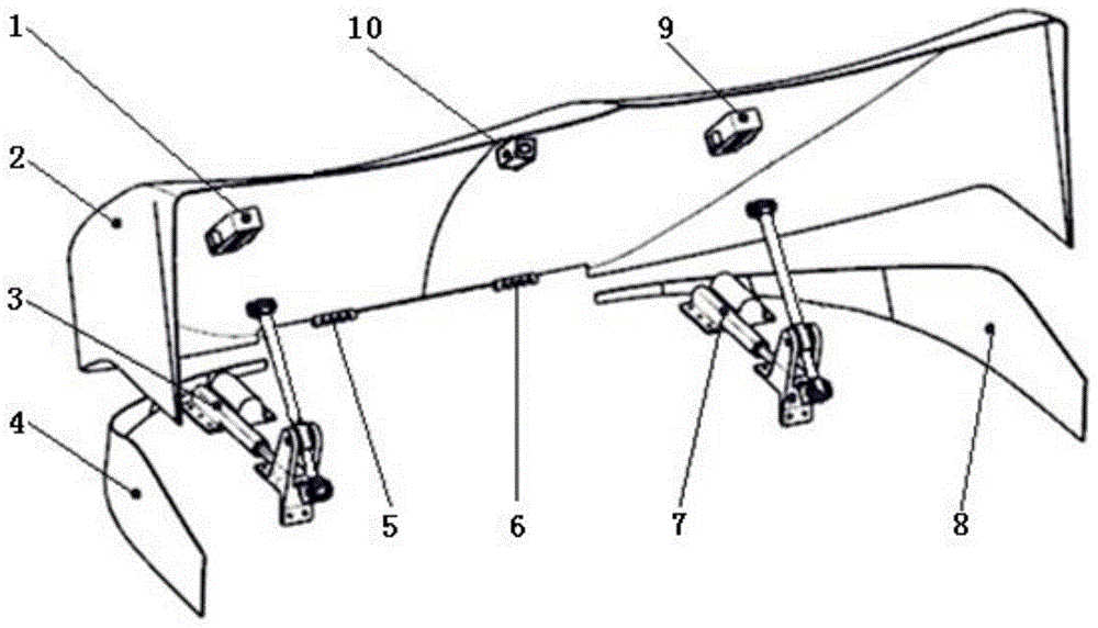 Self-adjusting fairings for trucks