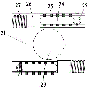 Cast-in-place concrete pile air bubble elimination casting device