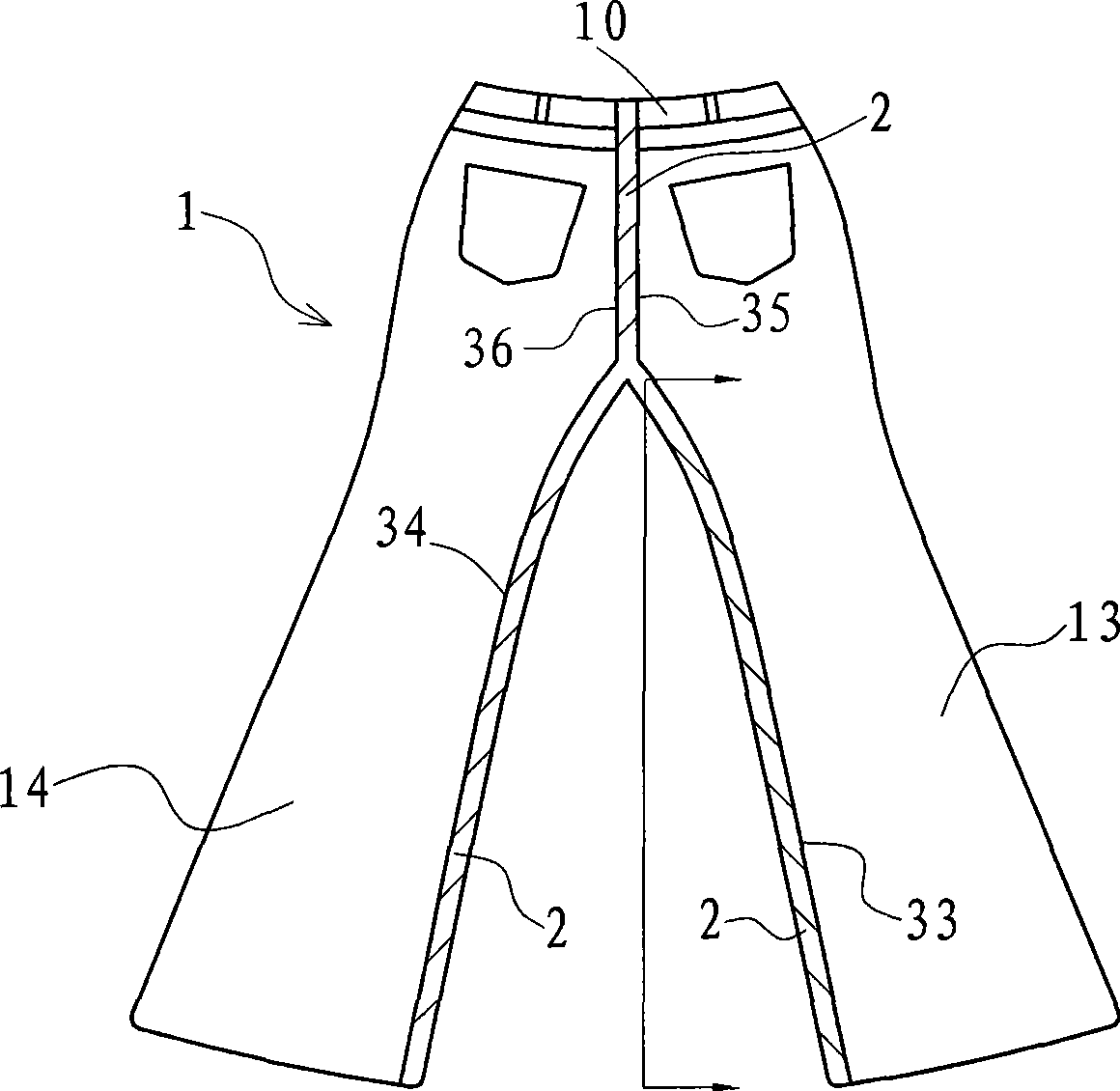 Method for tailoring adjustable type sweater and pants and product thereof