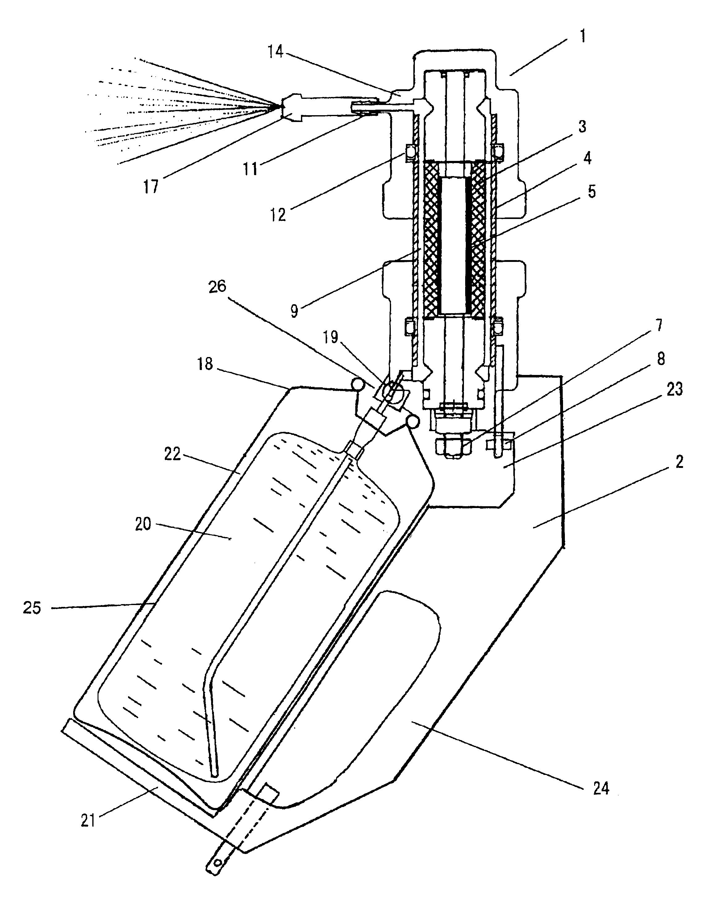 Method for generating sterilizing wash water and a portable apparatus thereof
