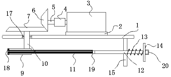 A Method for Realizing Unilateral Tensioning Device and Its Power Distribution Using DC Motor