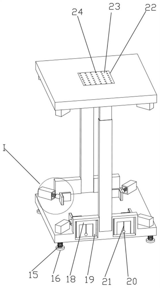 Damping and anti-toppling structure of loudspeaker