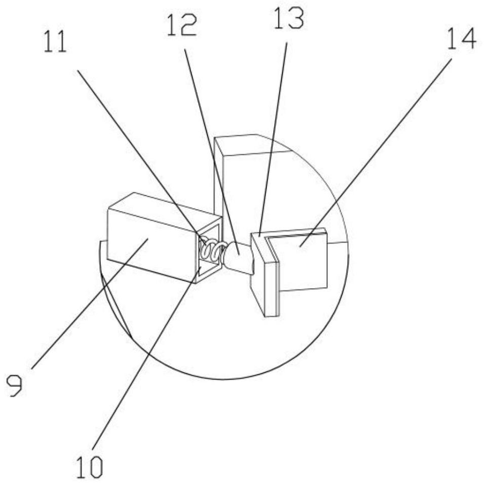 Damping and anti-toppling structure of loudspeaker