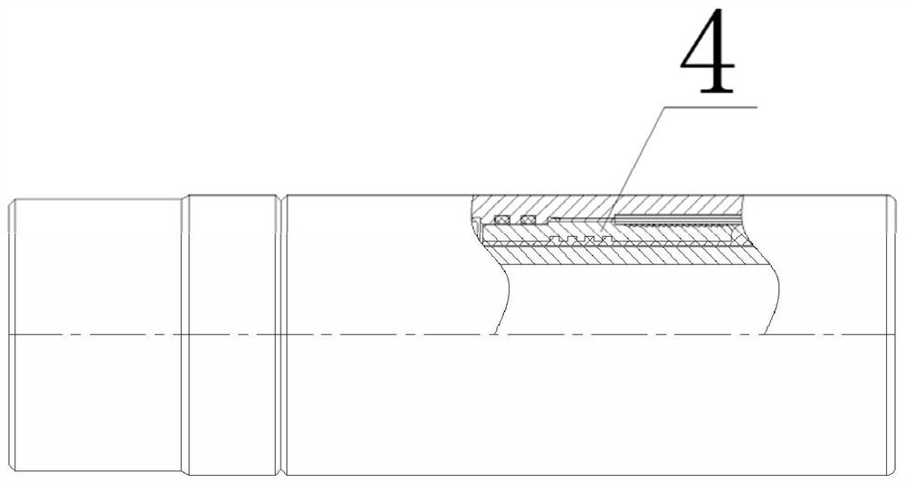 Expanding type separate layer fracturing packer with anchoring function