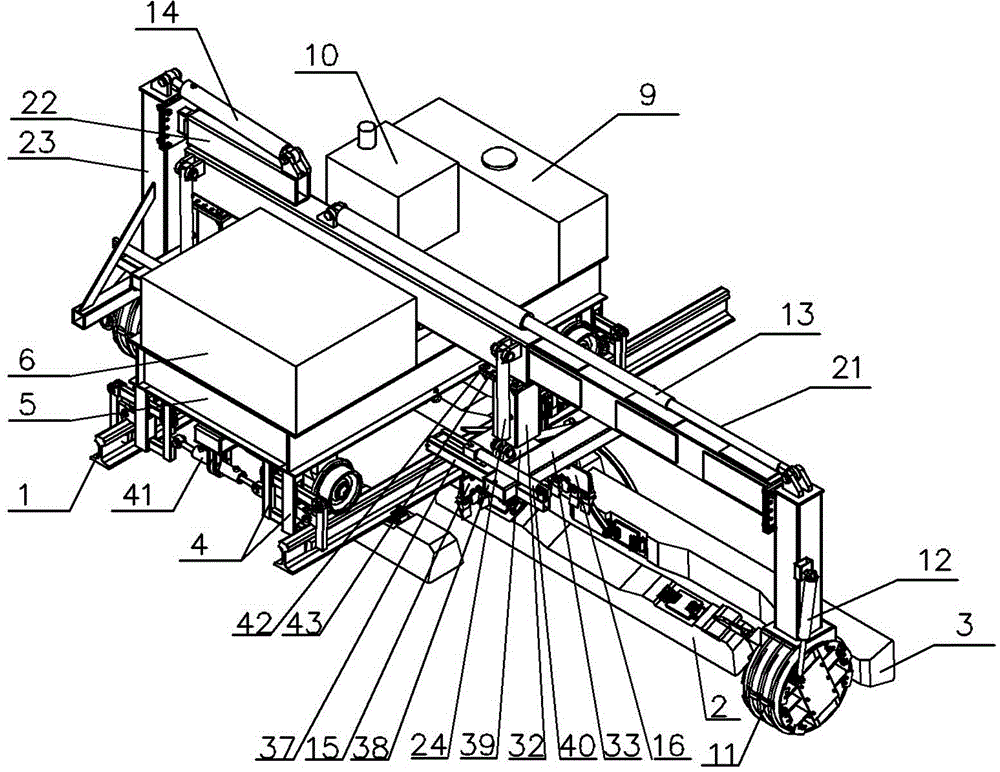 Side-tipping single-sleeper pulling and replacing device