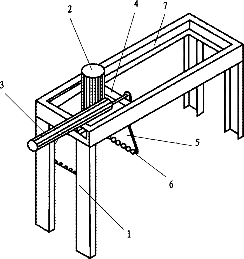A mold opening and closing machine