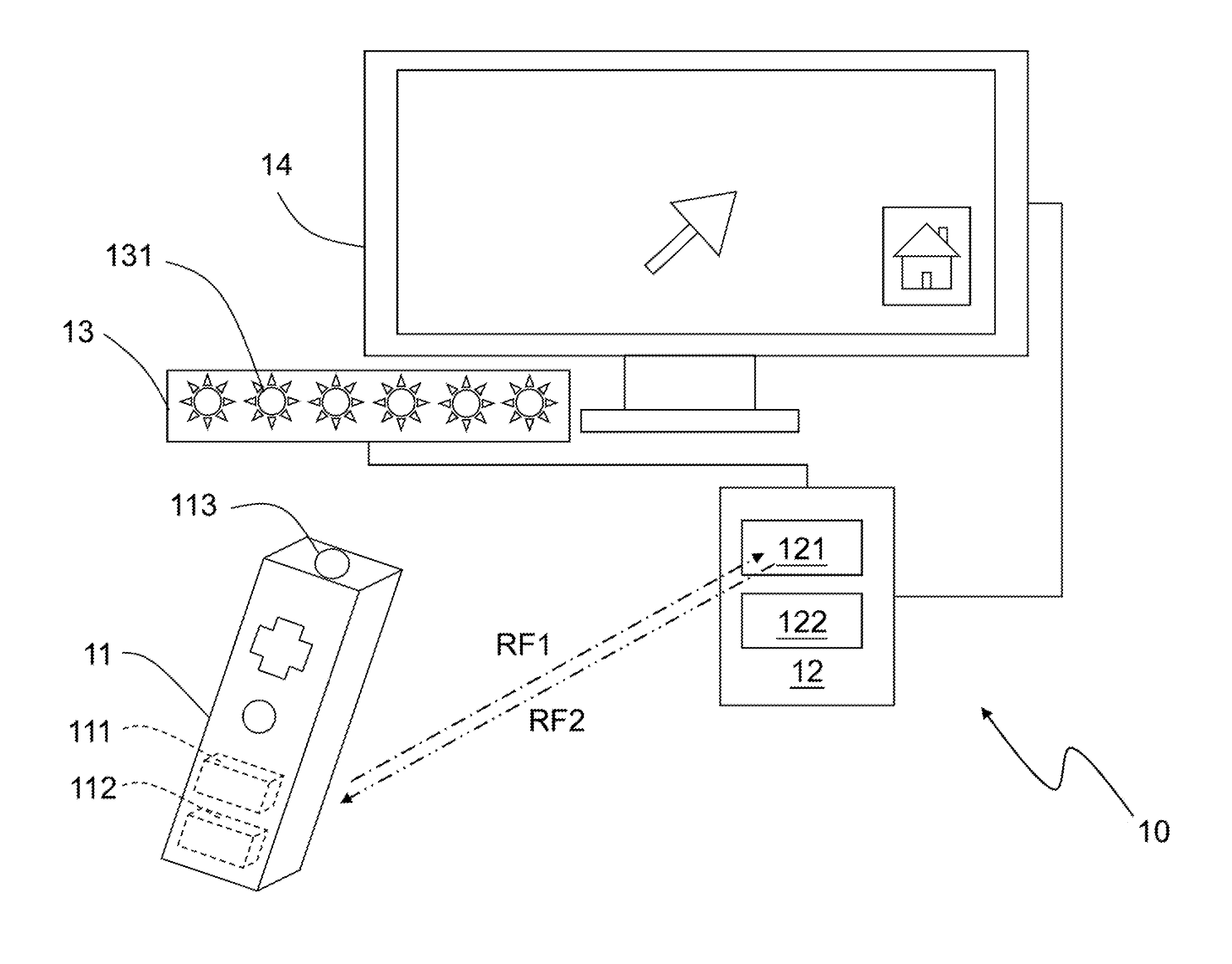 Interactive image system, interactive control device and operation method thereof