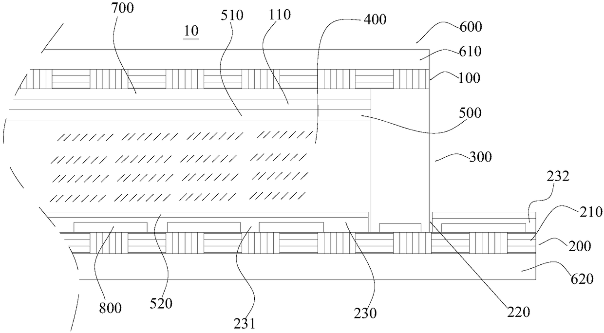 LCD display module and display device for improving sealing performance of adhesive side