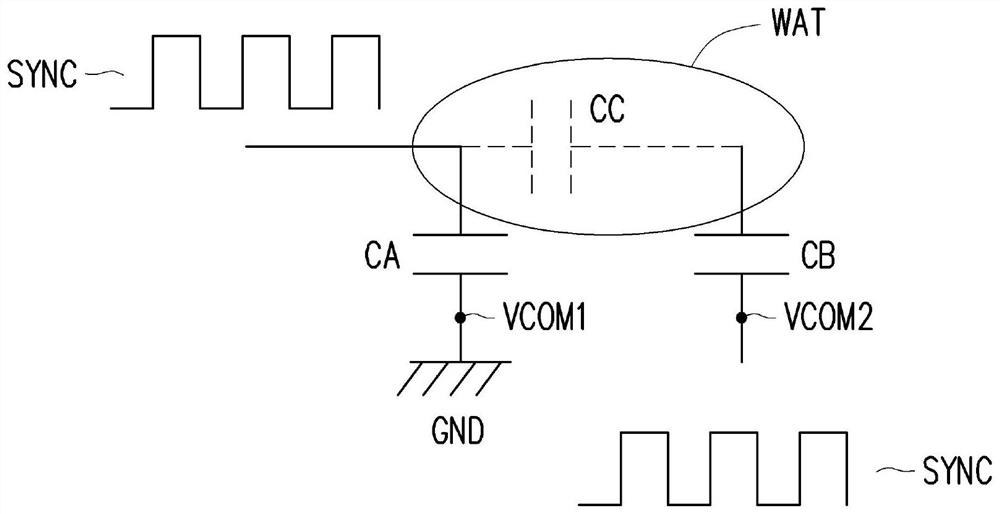 Embedded touch device and water mode detection method thereof