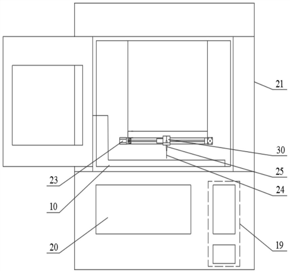 A microfluidic 3D printing composite material preparation device and method