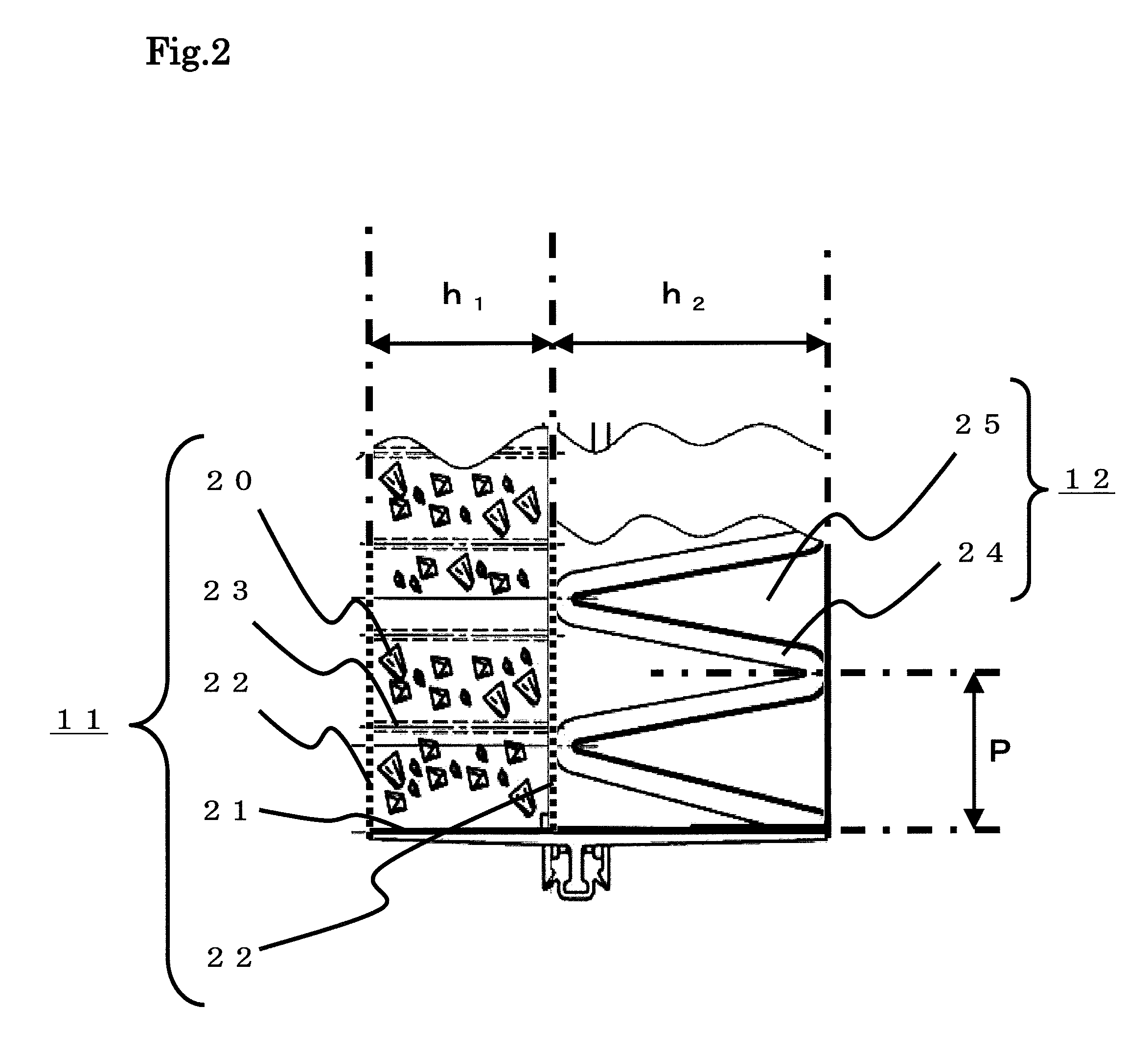 Filter for removing a sulfur-containing-gas and method for removing a sulfur-containing-gas using the same