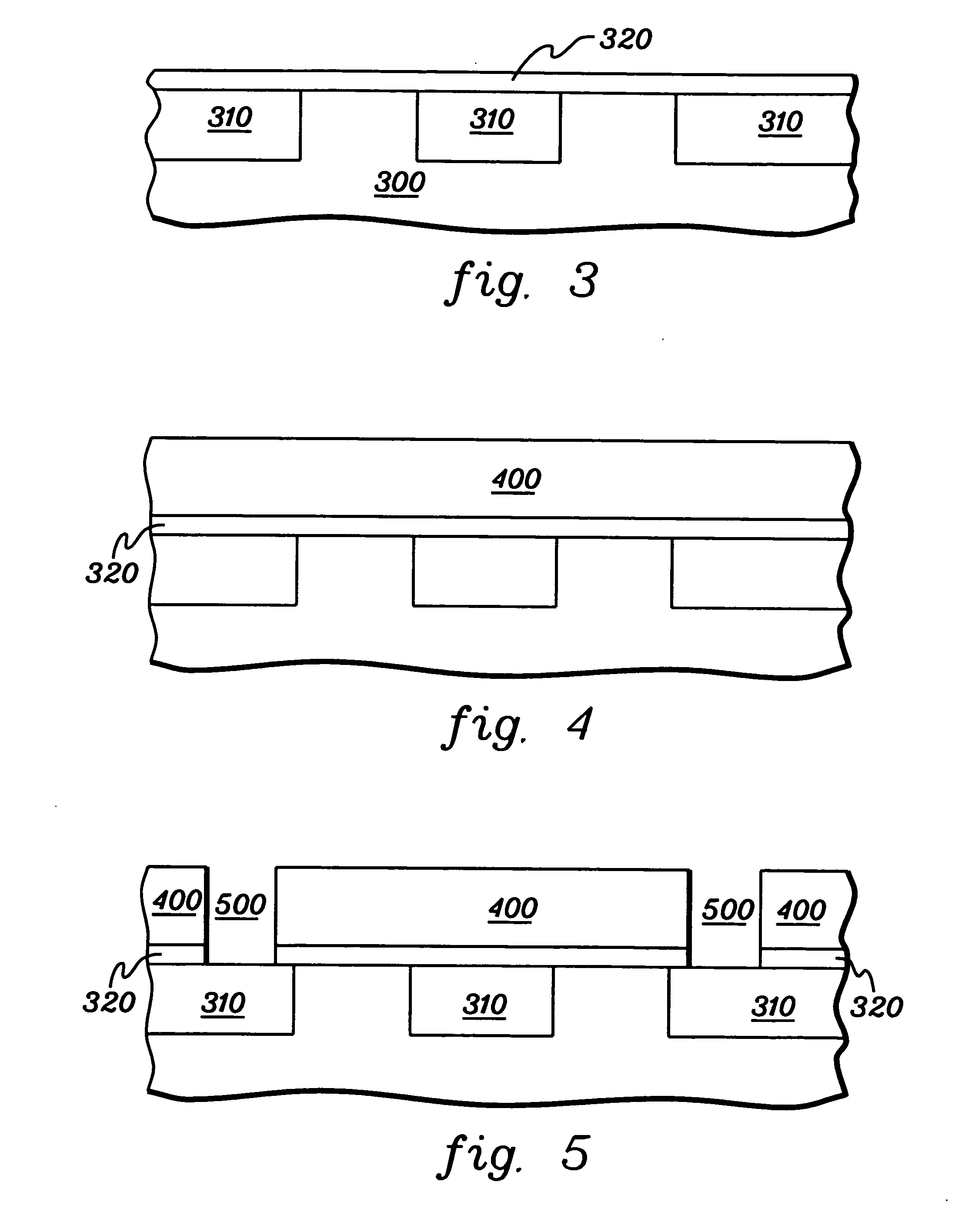 Electronic fuse with conformal fuse element formed over a freestanding dielectric spacer