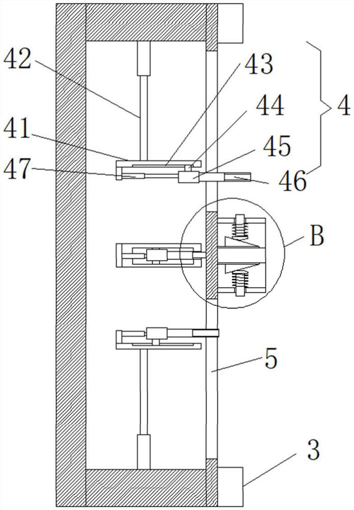 Radial clearance measurement and axial clearance elimination device for deep groove ball bearing