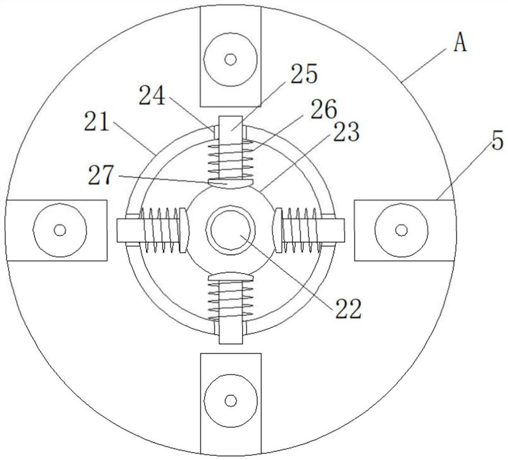 Radial clearance measurement and axial clearance elimination device for deep groove ball bearing