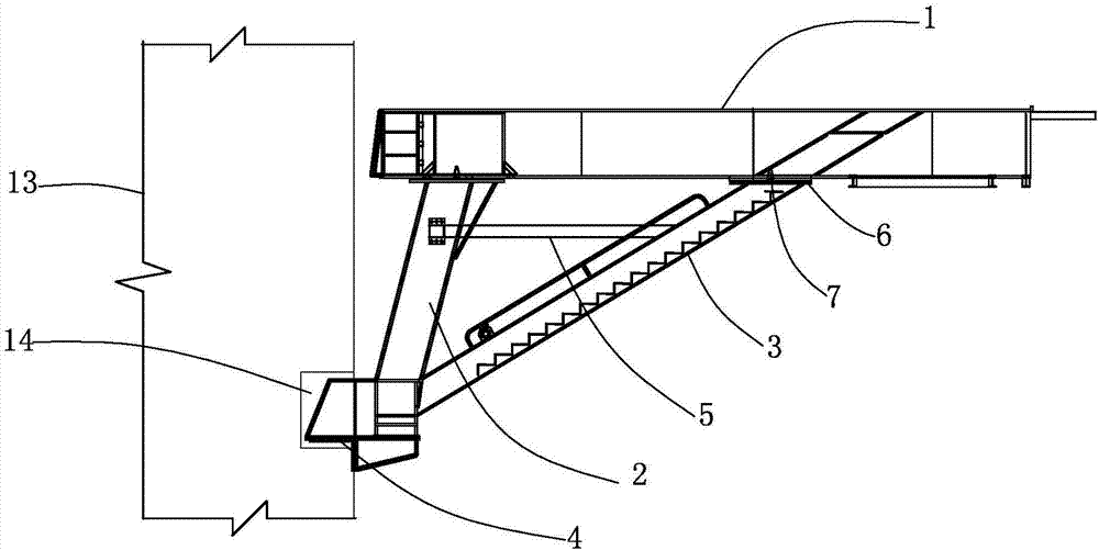A separate demolition and hoisting method for large corbels used in high pier construction