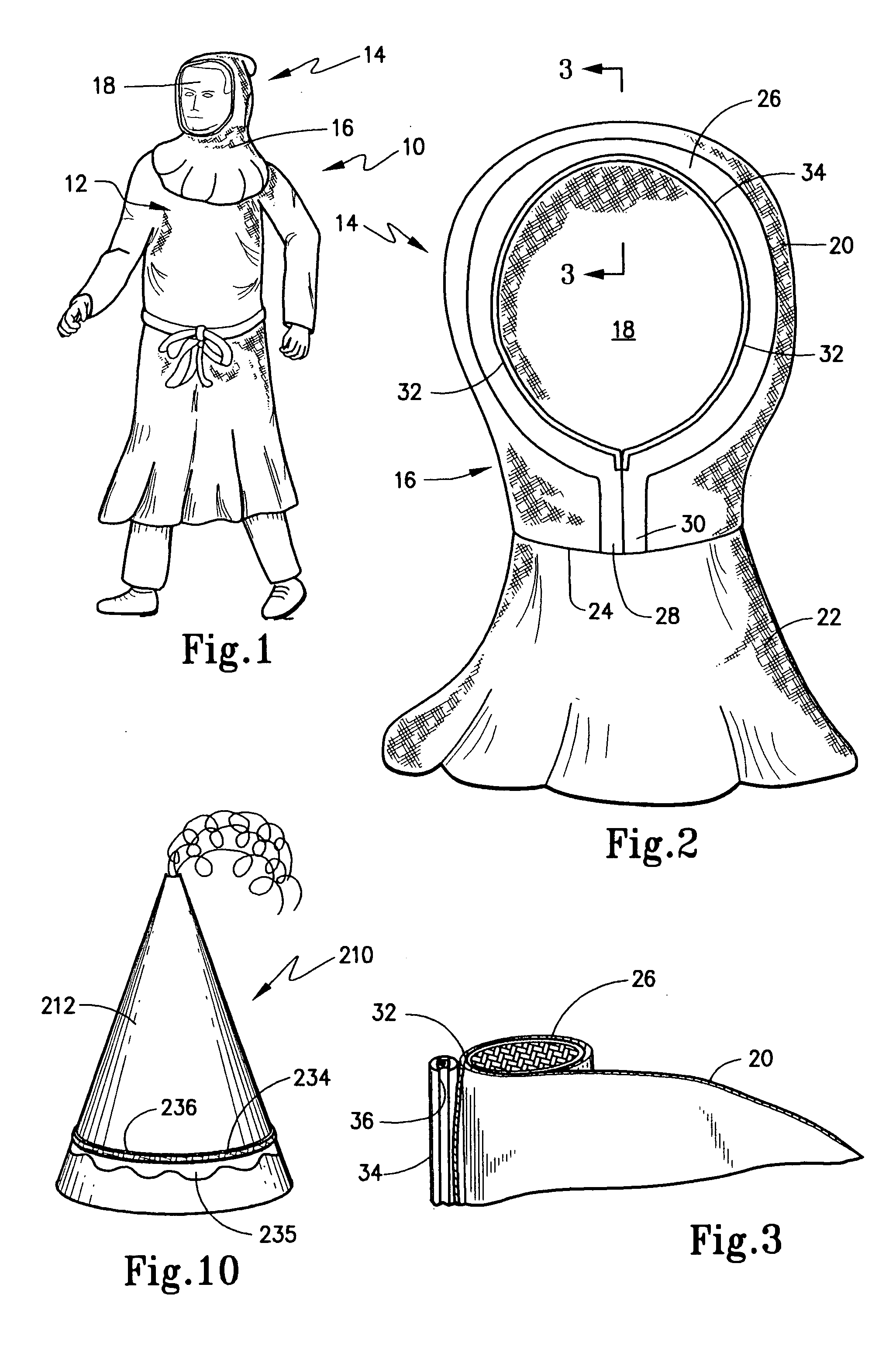 Garment and garment accessories having luminescent accents and fabrication method therefor