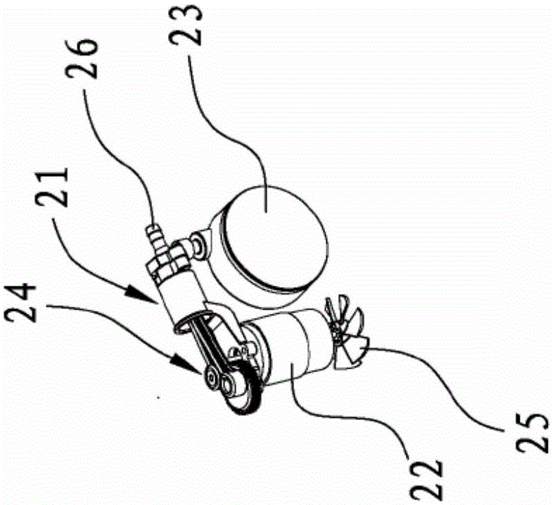 Vehicle-mounted air inflation and vehicle cleaning integrated device